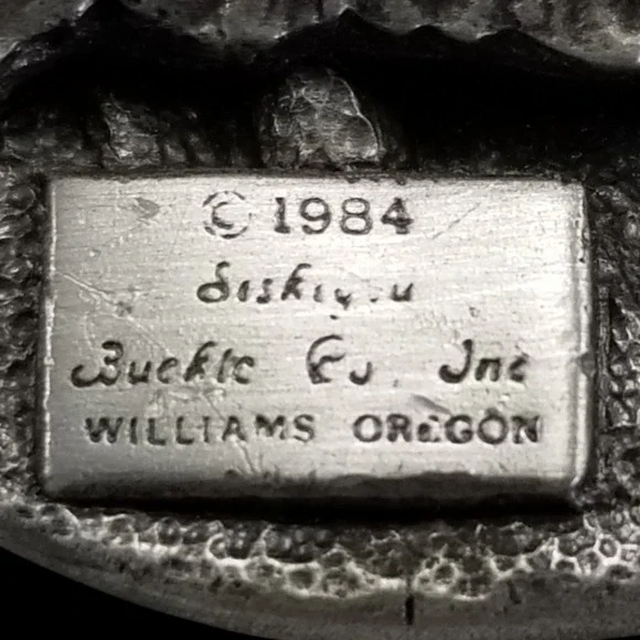 Smith Ditching Service Belt‎ Buckle 1984 Siskiyou Greensburg Kansas